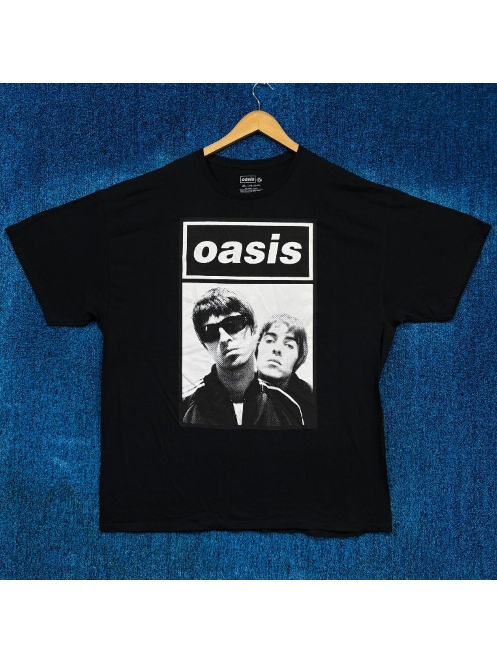 Oasis Definitely Maybe Album Gallaghers Britpop Art Tee 2XL